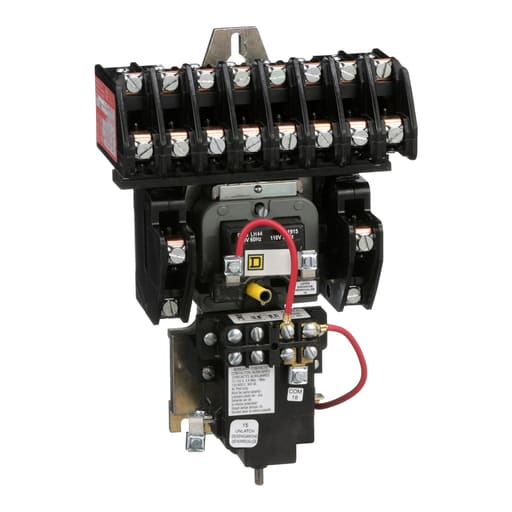 Square-D / Schneider - Square D 8903LXO1000V02 110/120 VAC 30 Amp 10-Pole 10NO Open Type Mechanically Held Lighting Contactor