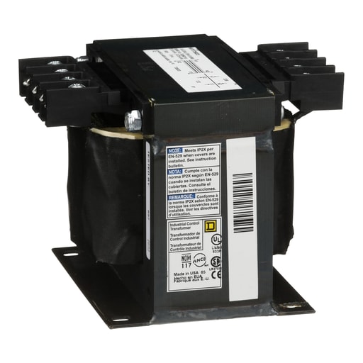 Square-D / Schneider - Square D 9070T350D3 350 VA 208 VAC Primary 120 VAC Secondary 1-Phase Control Transformer