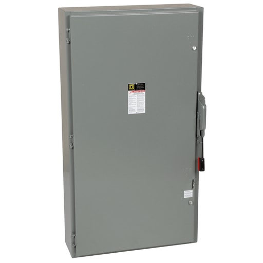 Square-D / Schneider - Square D HU366 600 VAC 600 Amp 3-Pole Non-Fusible Heavy Duty Safety Switch