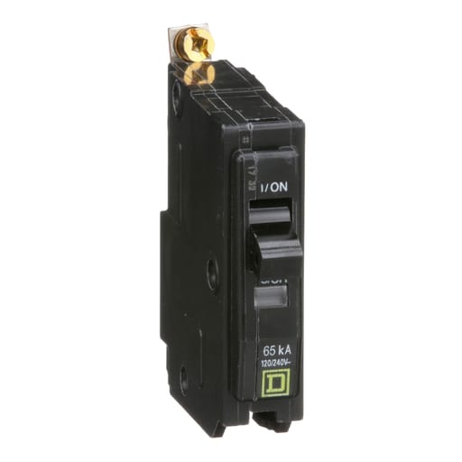 Square-D / Schneider - Square D QHB115 1-Pole 15 Amp 120/240 Volt Thermal Magnetic Miniature Circuit Breaker