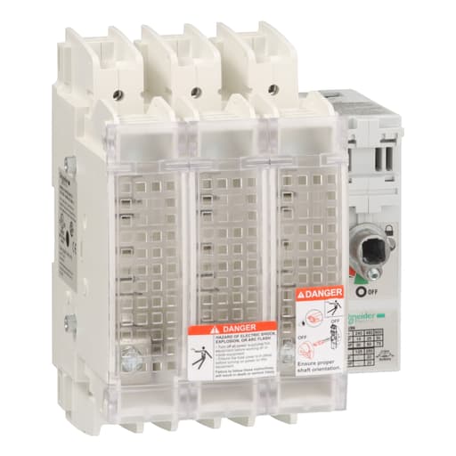 Square-D / Schneider - Square D GS2JU3N 600 VAC 100 Amp 3-Pole Manual Starter Enclosure Fusible Disconnect Switch