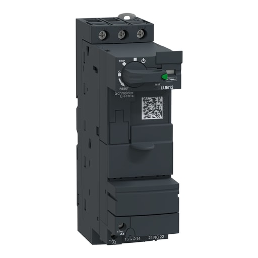 Square-D / Schneider - Square D LUB12 200 to 600 VAC 12 Amp 1/3-Phase Screw Terminal Full Voltage Non-Reversing Motor Starter Power Base