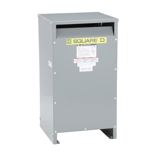 Square-D / Schneider - Square D EE37S3H 37.5 kVa 240 x 480 VAC Primary 120/240 VAC Secondary Energy Efficient Transformer