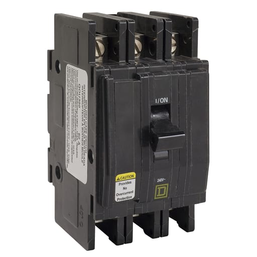 Square-D / Schneider - Square D QOU300 3-Pole 60 Amp 240 Volt Non-Automatic Miniature Switch