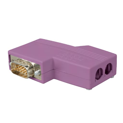 Square-D / Schneider - Square D 490NAD91103 Sub-D 9 Elbowed Male Communication Module Profibus Connector with Terminator