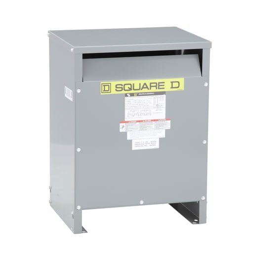 Square-D / Schneider - Square D EE15S3H 15 kVa 240 x 480 VAC Primary 120/240 VAC Secondary Energy Efficient Transformer