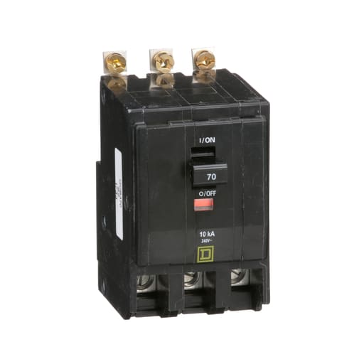 Square-D / Schneider - Square D QOB370 Miniature Circuit Breaker 70A 240V 3Ph , Bolt-On