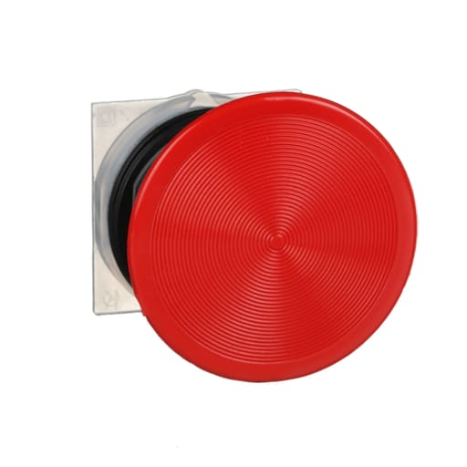 Square-D / Schneider - Square D 9001KR5R 30 mm Red Body Metal Bezel Momentary Mushroom Round Non-Illuminated Push Button Operator