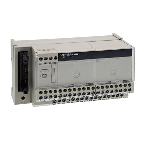 Square-D / Schneider - Square D ABE7H16R20 2-Module 16-Channel 2-Row Screw Terminal Discrete I/O Sub Base