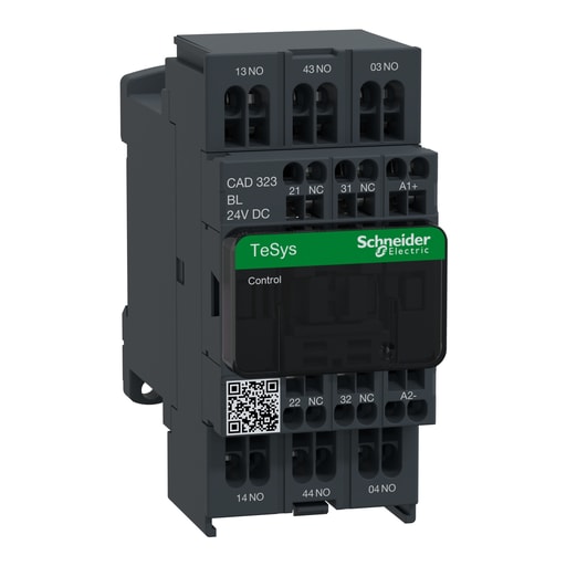 Square-D / Schneider - Square D CAD323BL RELAY 600V 10AMP TESYS + OPTIO