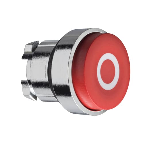 Square-D / Schneider - Square D ZB4BL432 22 mm Red Round Extended Non-Illuminated Push Button Operator