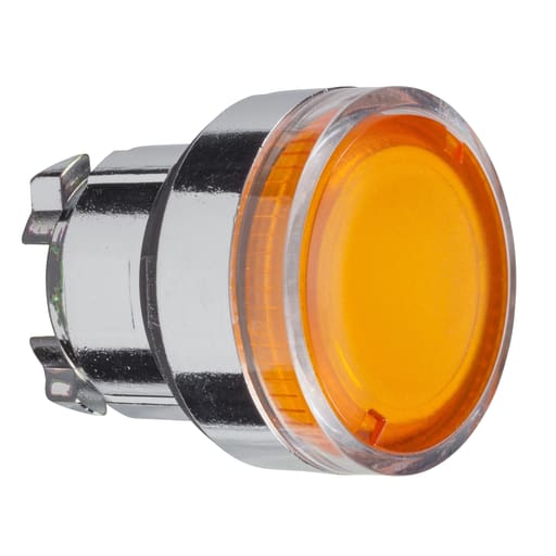 Square-D / Schneider - Square D ZB4BW35 22 mm Yellow Round Flush Momentary Illuminated Push Button Operator