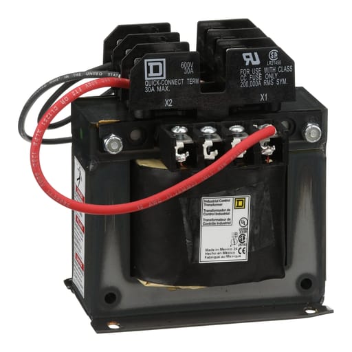 Square-D / Schneider - Square D 9070TF300D3 300 VA 208 VAC Primary 120 VAC Secondary 1-Phase Control Transformer