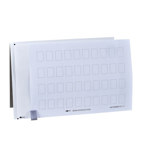 Square-D / Schneider - Square D ZBY5100 40 18 x 27 mm Peel Off Legend