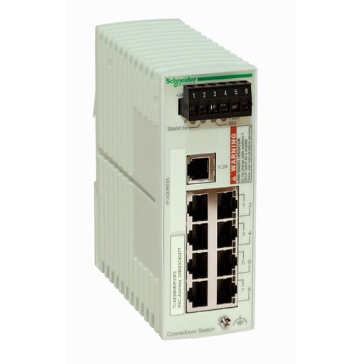 Square-D / Schneider - Square D TCSESB083F23F0 CONNEXIUM BASIC SWITCH 8TX