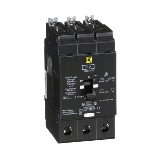 Square-D / Schneider - Square D EGB34030 480Y/277 Volt 30 Amp Miniature Circuit Breaker