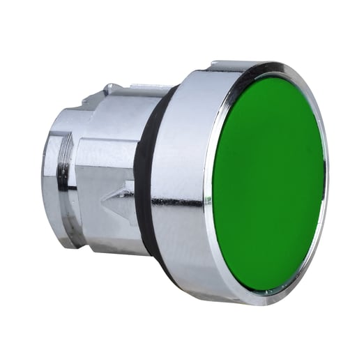 Square-D / Schneider - Square D ZB4BPA3 22 mm Green Round Flush Non-Illuminated Push Button Operator