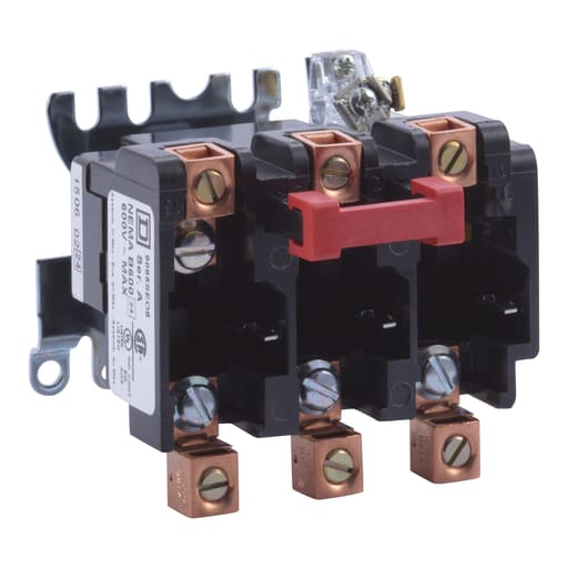 Square-D / Schneider - Square D 9065SEO8 600 VAC 3-Pole Size 2 NEMA Melting Alloy Thermal Overload Relay