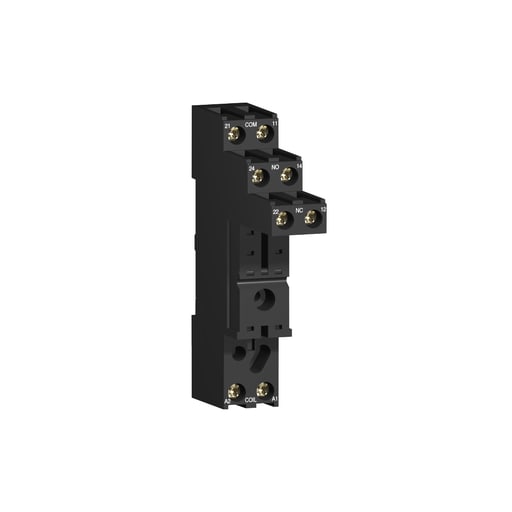Square-D / Schneider - Square D RSZE1S48M 15.5 x 61 x 78.5 mm 250 VAC 10 Amp Din Rail/Panel Mount Relay Socket