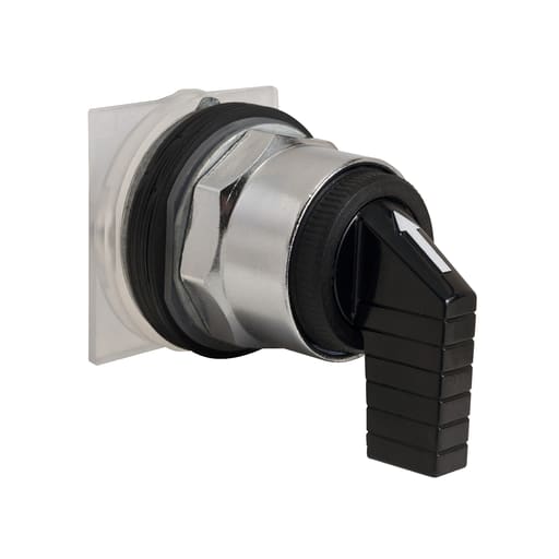 Square-D / Schneider - Square D 9001KS52FB 30 mm 3-Position Momentary/Maintained/Momentary Knob Non-Illuminated Selector Switch Operator