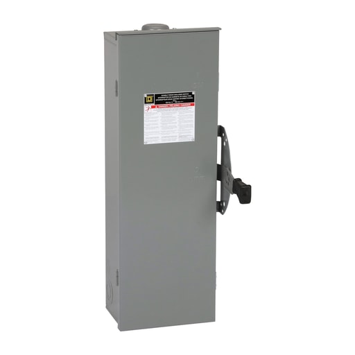 Square-D / Schneider - Square D DTU363RB Safety Switch Not Fusible NEMA-3R 600V 100A 3P , Double Throw