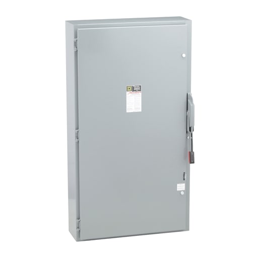 Square-D / Schneider - Square D H325N 240 VAC 400 Amp 3-Pole Class H/J/K/L/R Fusible Heavy Duty Safety Switch