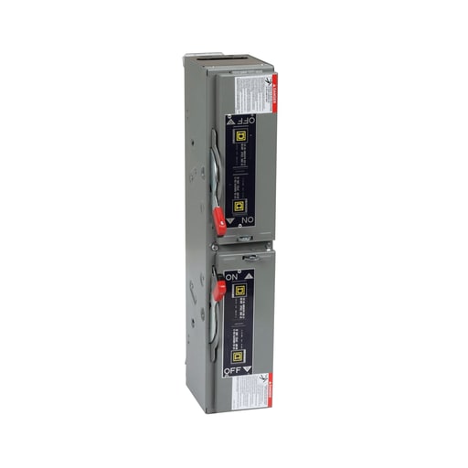 Square-D / Schneider - Square D QMB322TW 4.5 Inch 240 VAC 60 Amp 3-Pole Fusible Panelboard Branch Switch Unit