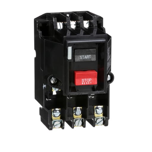 Square-D / Schneider - Square D 2510MCO3 600 VAC 27 Amp 10 Hp 3-Pole Open Type Non-Reversing Manual Starter