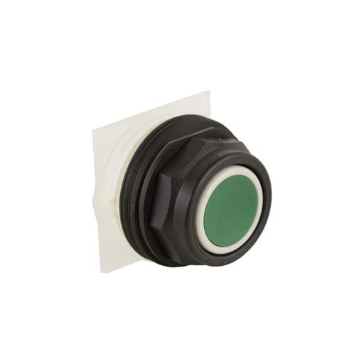 Square-D / Schneider - Square D 9001SKR1G 30 mm Green Body Plastic Bezel Momentary Full Guarded Non-Illuminated Push Button Operator