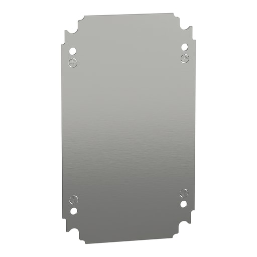 Square-D / Schneider - Square D NSYMM32 6 Inch x 10.8 Inch Plain Galvanized Steel Mounting Plate