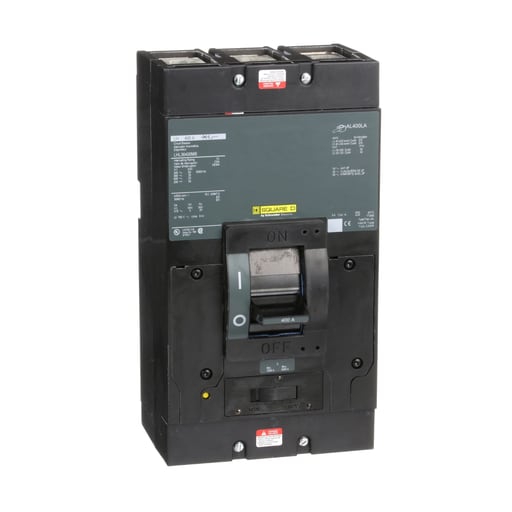 Square-D / Schneider - Square D LHL36400MB 3-Pole 400 Amp 600 Volt Thermal Magnetic Molded Case Circuit Breaker