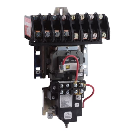 Square-D / Schneider - Square D 8903LXO80V04 277 VAC 30 Amp 8-Pole 8NO Open Type Mechanically Held Lighting Contactor