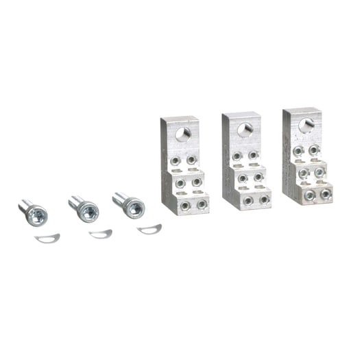 Square-D / Schneider - Square D PDC6FA6 14 to 6 AWG Copper Tin Plated Aluminum Circuit Breaker Power Distribution Connector