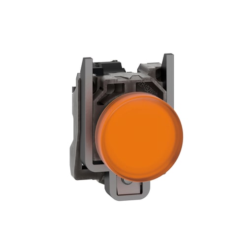 Square-D / Schneider - Square D XB4BVG5 22 mm 120 VAC 14 mA Yellow Round Illuminated Pilot Light with LED