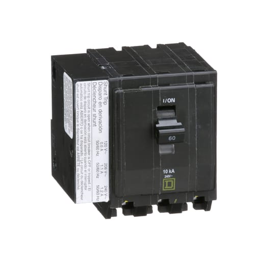 Square-D / Schneider - Square D QO3601021 240 Volt 60 Amp Plug-On Miniature Circuit Breaker