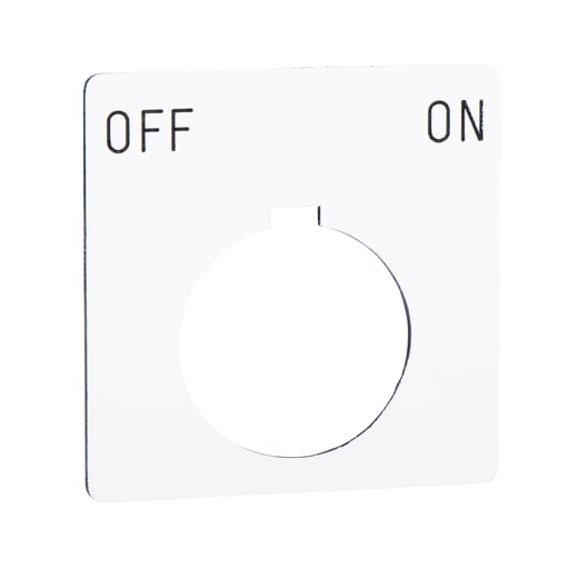 Square-D / Schneider - Square D 9001KN145WP Type K 30 mm Push Button Legend Plate