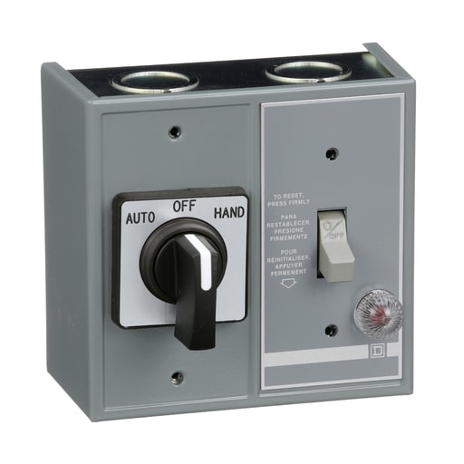 Square-D / Schneider - Square D 2510FG71P 277 VAC 16 Amp 1 Hp 1-Pole NEMA 1 Surface Mount Non-Reversing Manual Starter