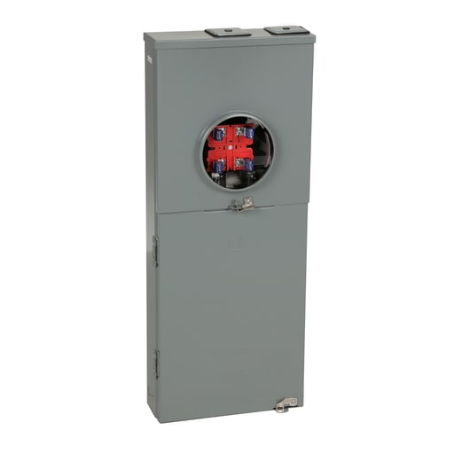 Square-D / Schneider - Square D RC816F150C 150 Amp 1-Phase 3-Wire Surface Mount Overhead/Underground Service Ringless Type Meter Main