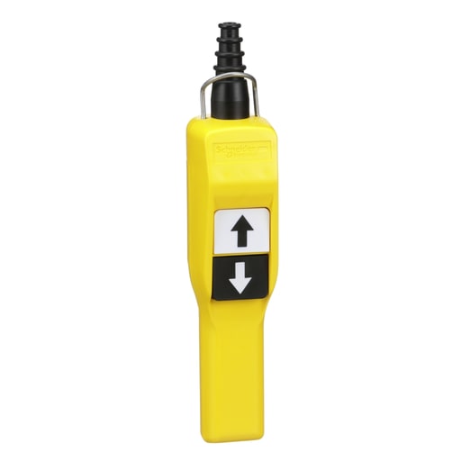 Square-D / Schneider - Square D XACA201 600 VAC 10 Amp 1NO NEMA 4/4X/5 Yellow Polypropylene Pendant Station