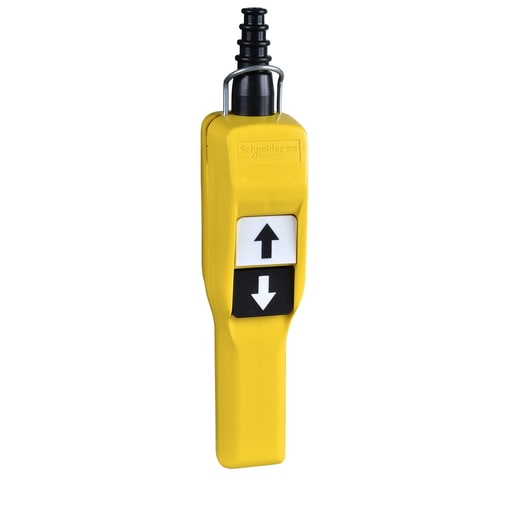 Square-D / Schneider - Square D XACA205 600 VAC 10 Amp 1NO 1NC NEMA 4/4X/5 Yellow Polypropylene Pendant Station