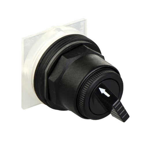 Square-D / Schneider - Square D 9001SKS12B 30 mm 2-Position Black Maintained Knob Non-Illuminated Selector Switch Operator