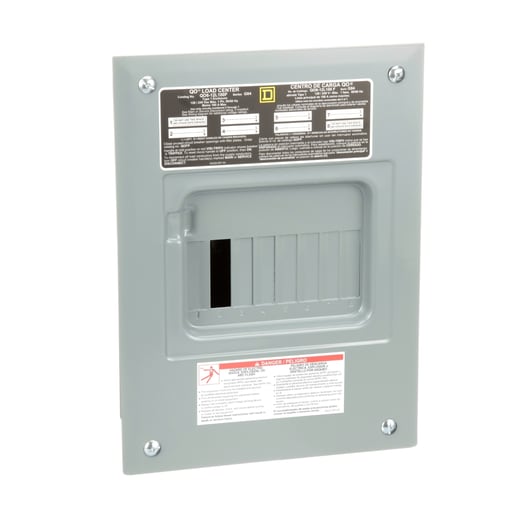 Square-D / Schneider - Square D QO612L100F Load Center MLO 100A 120/240V 1Ph 6SP NEMA-1