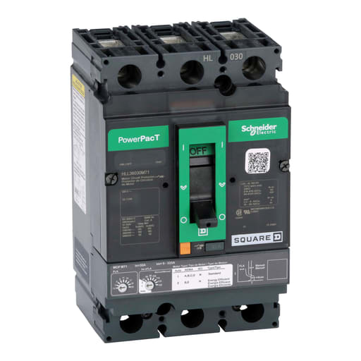 Square-D / Schneider - Square D HLL36030M71 3-Pole 600 VAC 250 VDC 30 Amp Magnetic Motor Circuit Protector