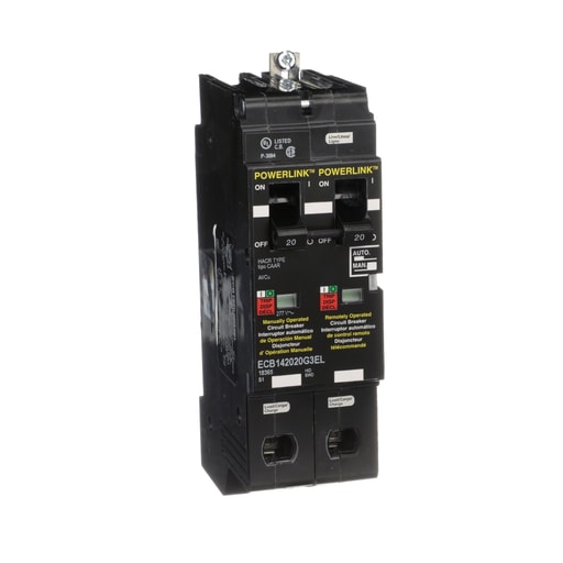 Square-D / Schneider - Square D ECB142020G3EL 1-Pole 480 Volt 20 Amp Molded Case Circuit Breaker