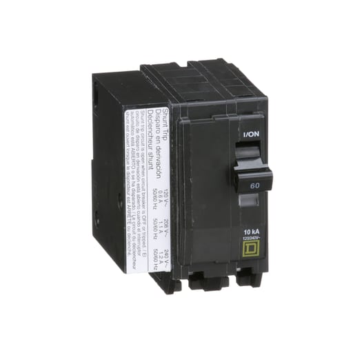 Square-D / Schneider - Square D QO2601021 120/240 Volt 60 Amp Plug-On Miniature Circuit Breaker