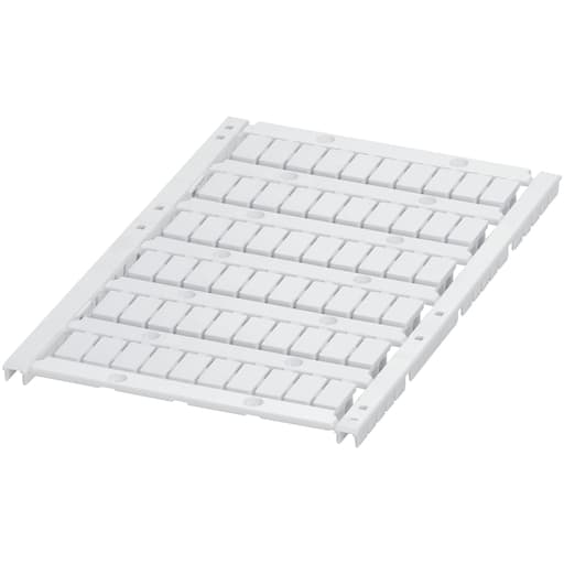 Square-D / Schneider - Square D NSYTRABPV6 6 mm 60-Character 6-Strip Blank Polyamide 42892 Terminal Block Marking Card