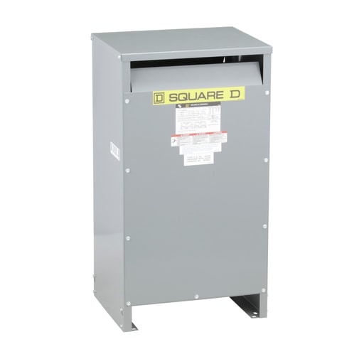 Square-D / Schneider - Square D EE25S3H 25 kVa 240 x 480 VAC Primary 120/240 VAC Secondary Energy Efficient Transformer