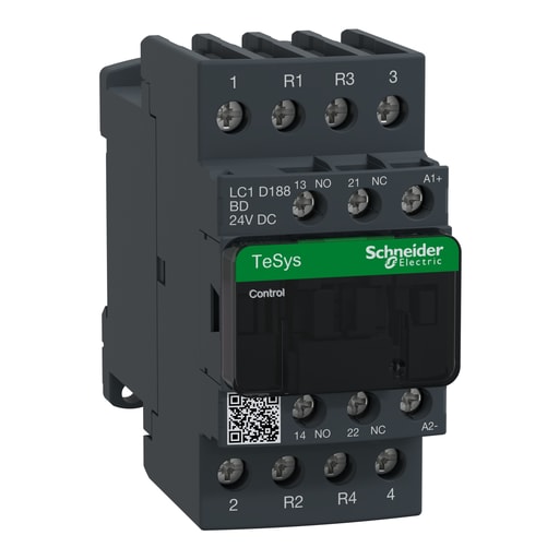 Square-D / Schneider - Square D LC1D188BD CONTACTOR 600VAC 18AMP IEC +OPTIONS