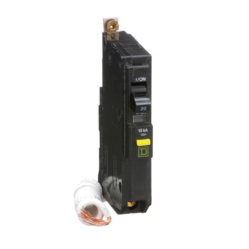 Square-D / Schneider - Square D QOB120GFI Circuit breaker w/GFI 20A 120V 1Ph , Bolt-On