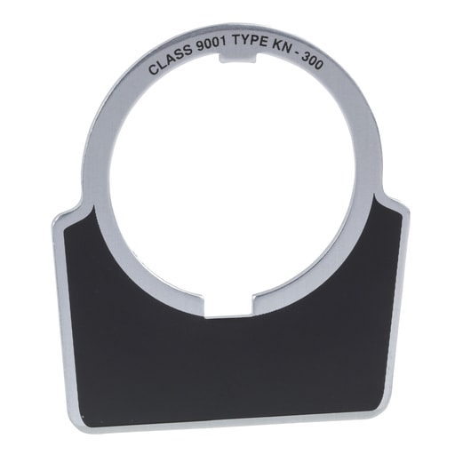 Square-D / Schneider - Square D 9001KN300 44 x 50 mm Aluminum Blank Push Button Standard Legend Plate
